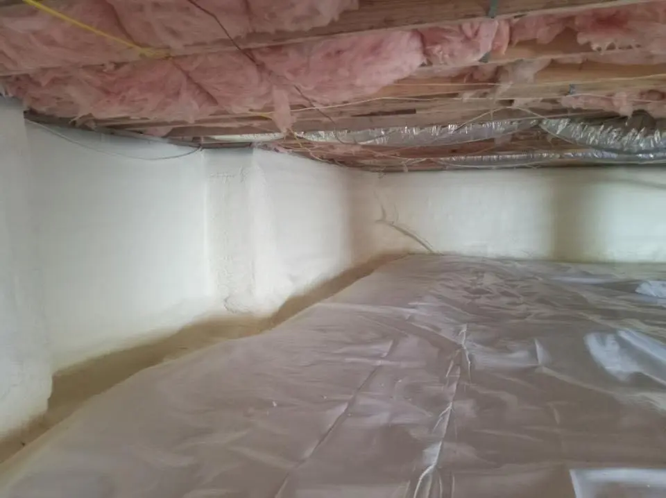 Crawl space encapsulation with closed-cell spray foam for Spray Foam Roofing in Cheyenne